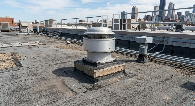 Flat Roof Vent Installation