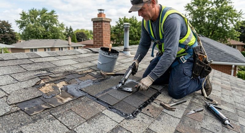 A Frame Roof Repair in Sunbury, OH