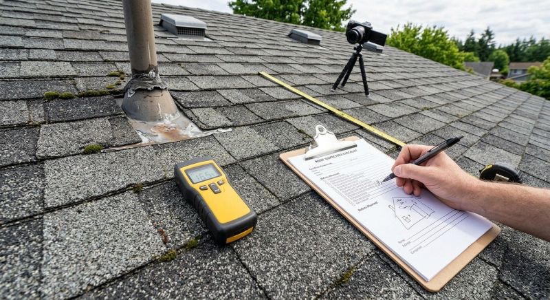 Asphalt Roof Inspection in Knox County, OH