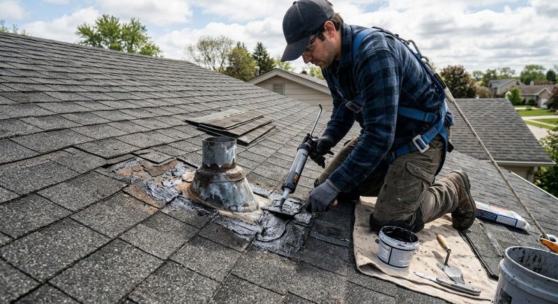 Asphalt Roof Leak Repair in Centerburg, OH