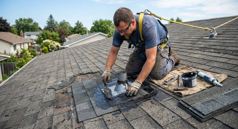 Asphalt Roof Leak Repair in Galena, OH