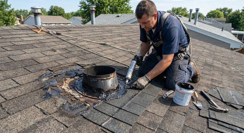 Asphalt Roof Leak Repair in Mount Vernon, OH