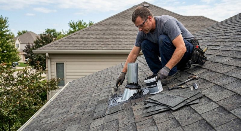 Asphalt Roof Leak Repair in New Albany, OH