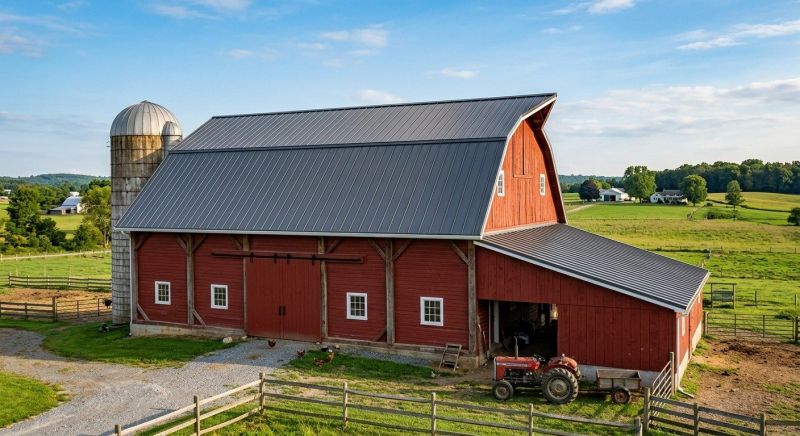 Barn Roof Replacement in Dublin, OH