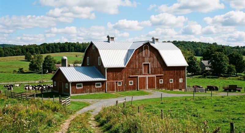 Barn Roof Replacement in Galena, OH