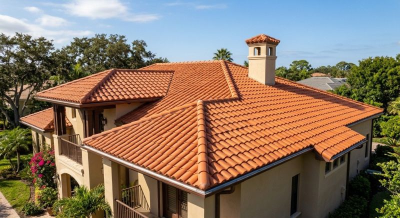 Barrel Tile Roof Installation in Sunbury, OH