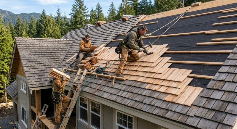 Cedar Roof Installation in Hilliard, OH