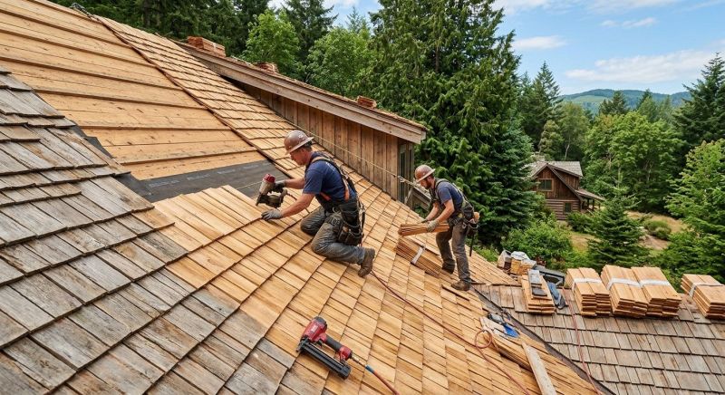 Cedar Roof Installation in Marengo, OH