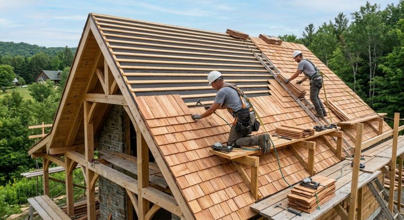 Cedar Roof Installation in Waldo, OH
