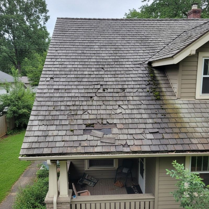 Cedar Shake Roof Repair in Delaware County, OH