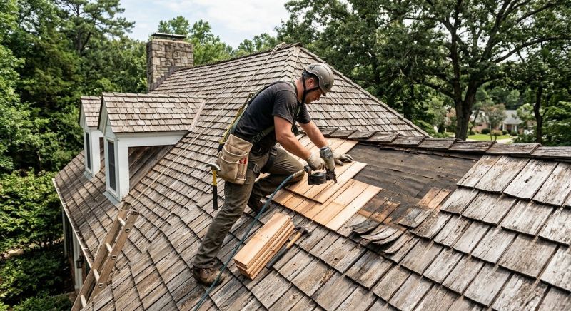 Cedar Shingles Repair in Chesterville, OH