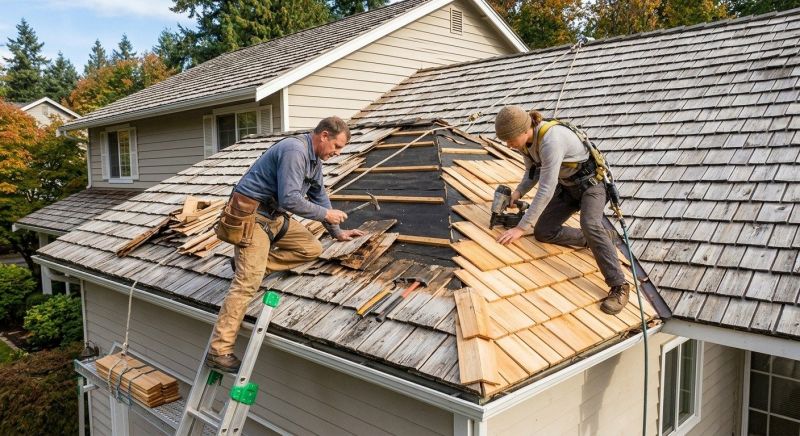 Cedar Shingles Repair in Galena, OH