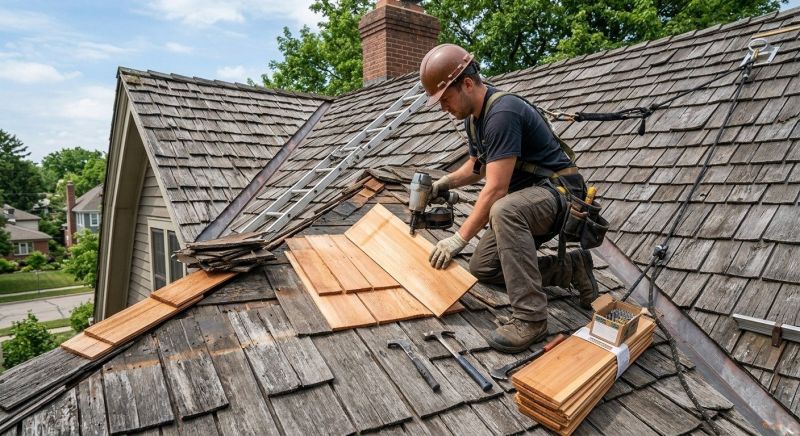 Cedar Shingles Repair in Lewis Center, OH