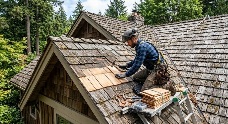 Cedar Shingles Repair in Marengo, OH