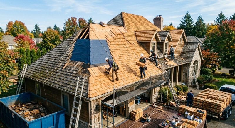 Cedar Shingles Replacement in Hilliard, OH