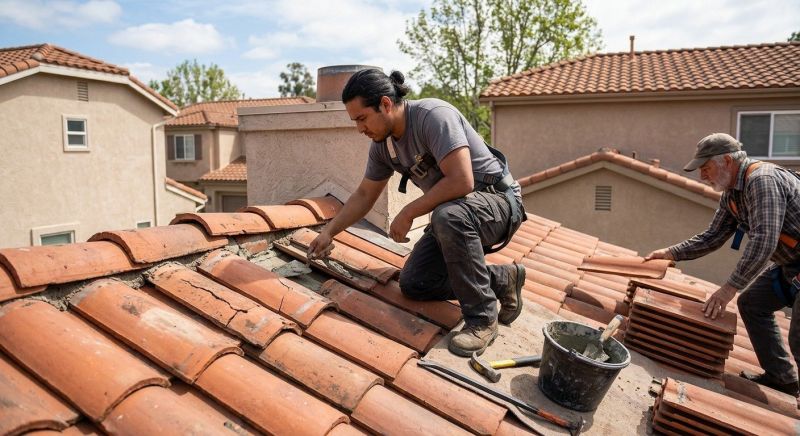 Clay Roof Leak Repair in Sunbury, OH