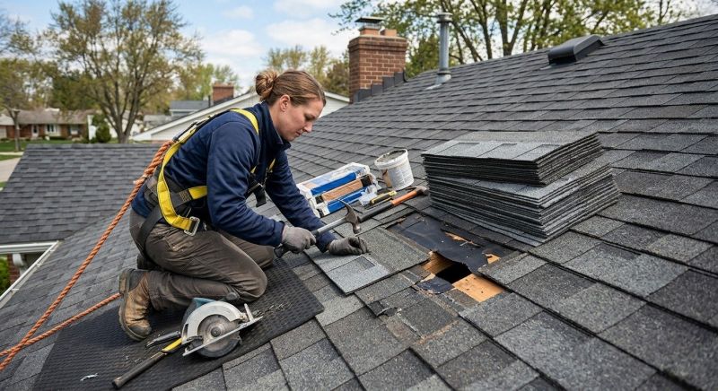 Composite Shingle Repair in Sunbury, OH