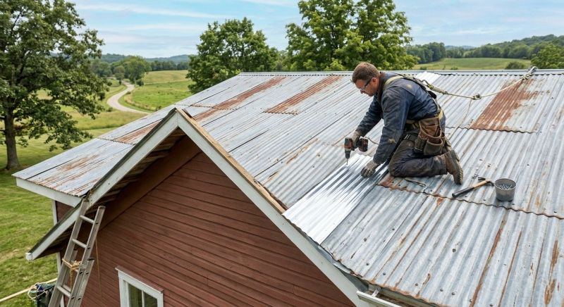 Corrugated Roof Repair in Mount Vernon, OH
