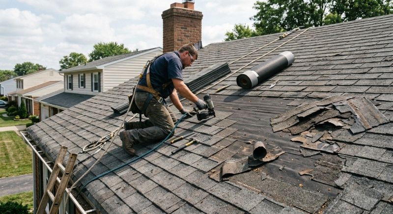 Damaged Roof Repair in Granville, OH