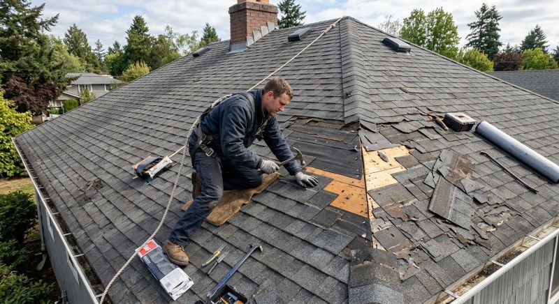Damaged Roof Repair in Reynoldsburg, OH