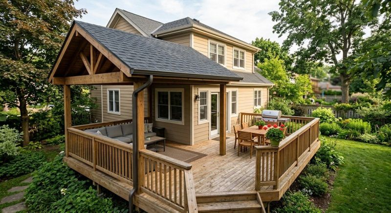 Deck Roof Construction in Sunbury, OH