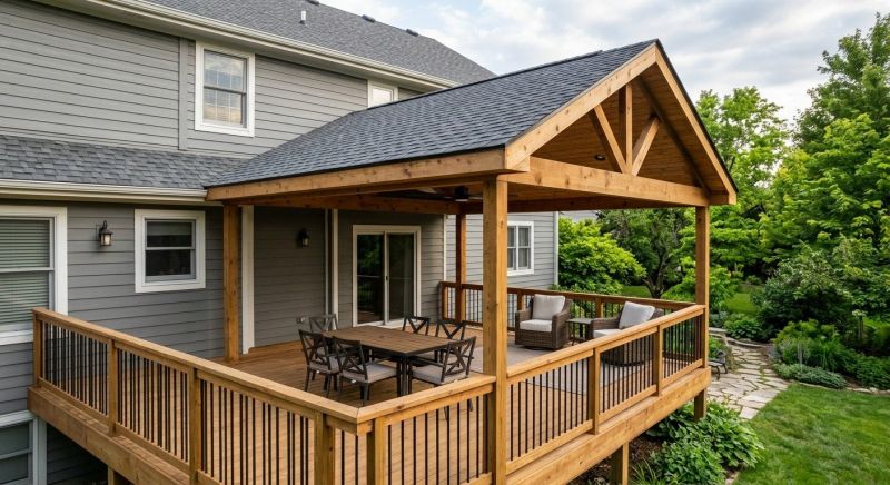 Deck Roof Construction in Sunbury, OH
