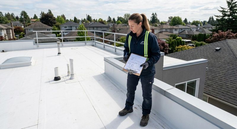 Epdm Roof Inspection in Sunbury, OH