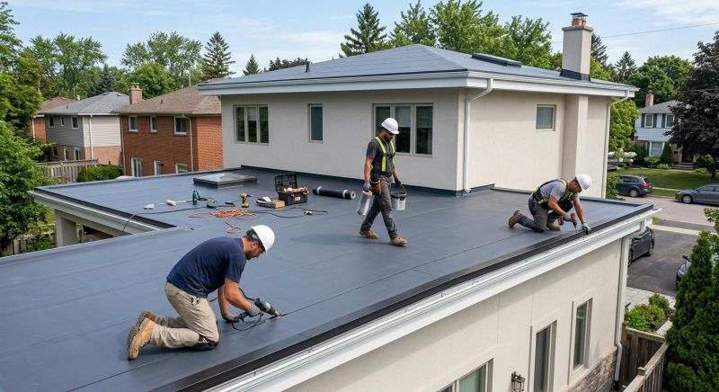 Epdm Roof Installation in Chesterville, OH