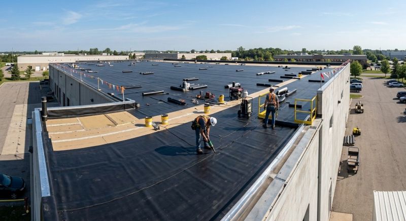 Flat Roof Installation in Hilliard, OH
