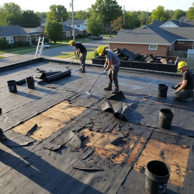 Flat Roof Repair in Chesterville, OH