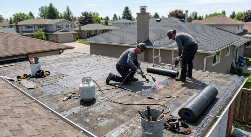 Flat Roof Repair in Dublin, OH