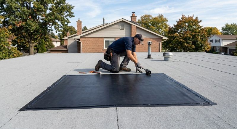 Flat Roof Repair in Galena, OH