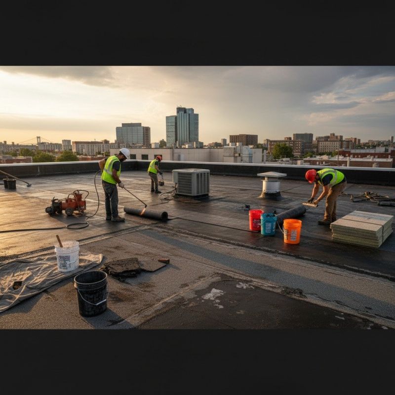 Flat Roof Repair in Pataskala, OH