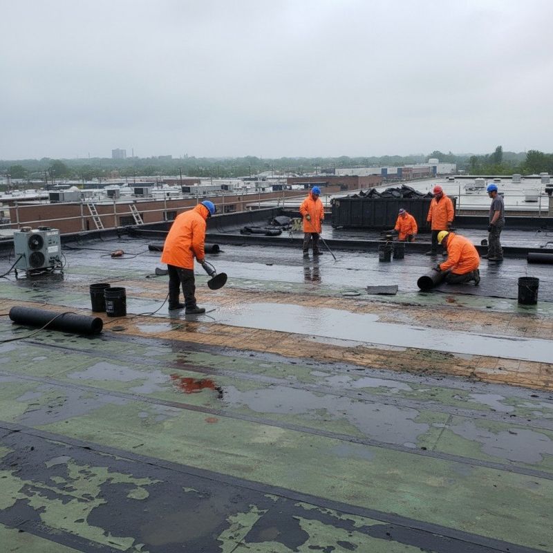 Flat Roof Repair in Reynoldsburg, OH
