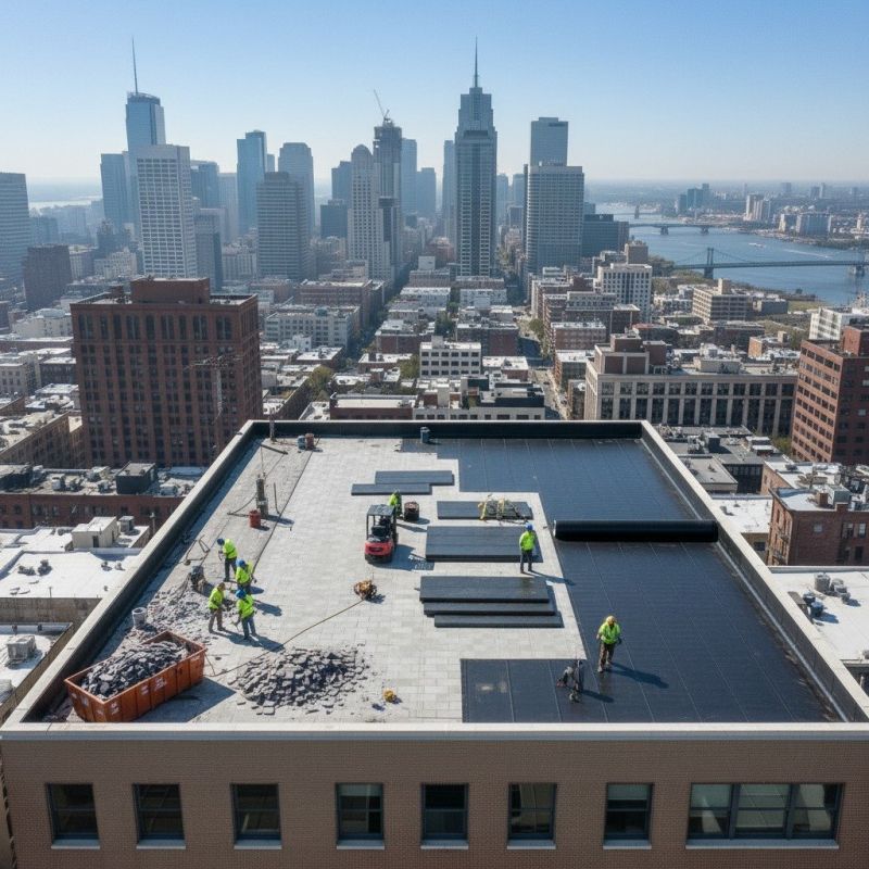 Flat Roof Replacement in Chesterville, OH