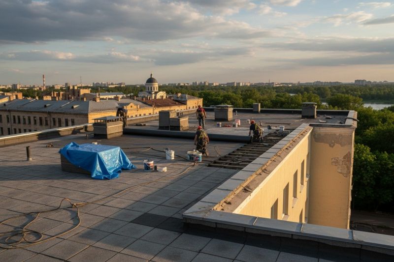 Flat Roof Replacement in Columbus, OH