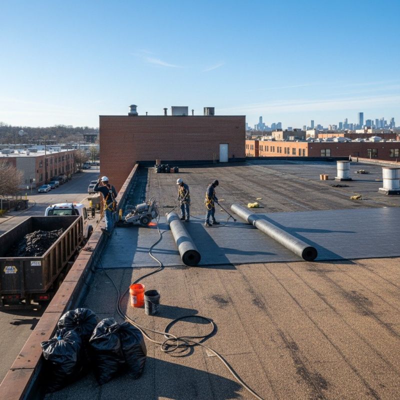 Flat Roof Replacement in Lewis Center, OH