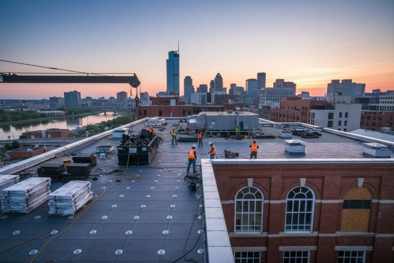 Flat Roof Replacement in New Albany, OH