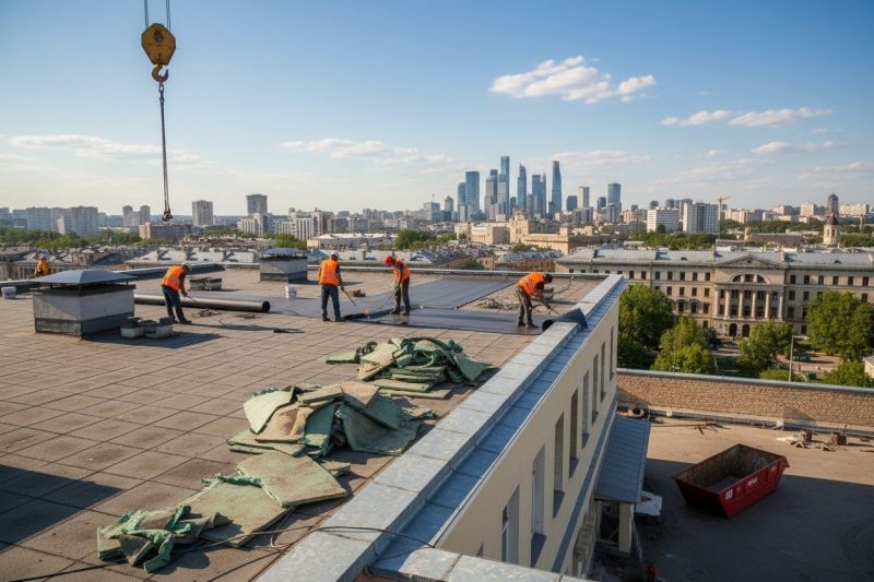 Flat Roof Replacement in Reynoldsburg, OH