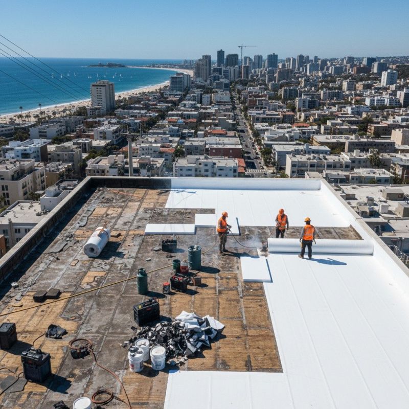 Flat Roof Replacement in Sparta, OH