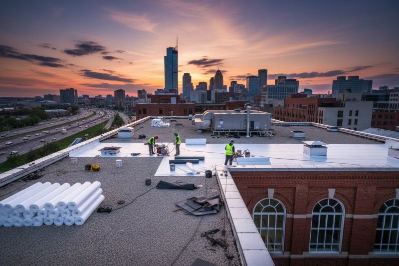 Flat Roof Replacement in Westerville, OH