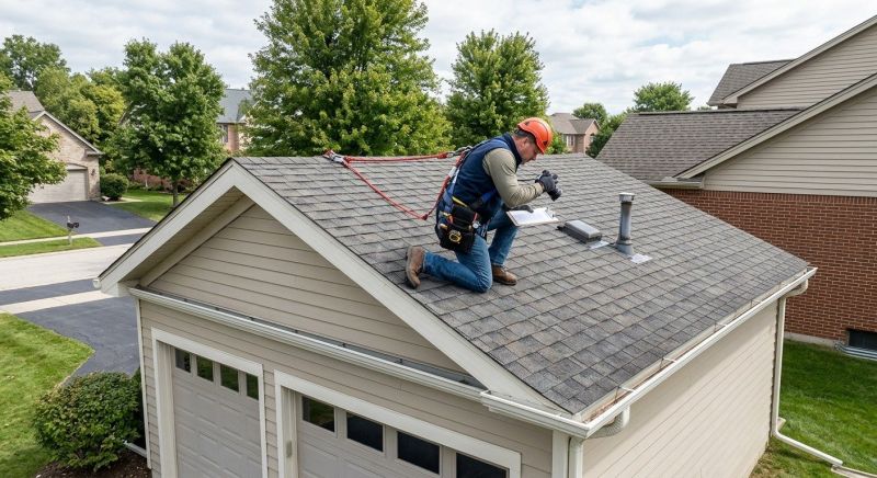 Garage Roof Inspection in Sunbury, OH