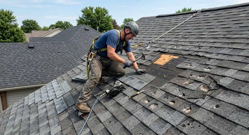 House Roof Repair in Lewis Center, OH