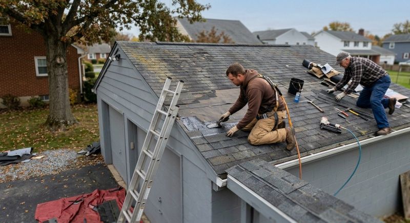 House Roof Repair in Licking County, OH