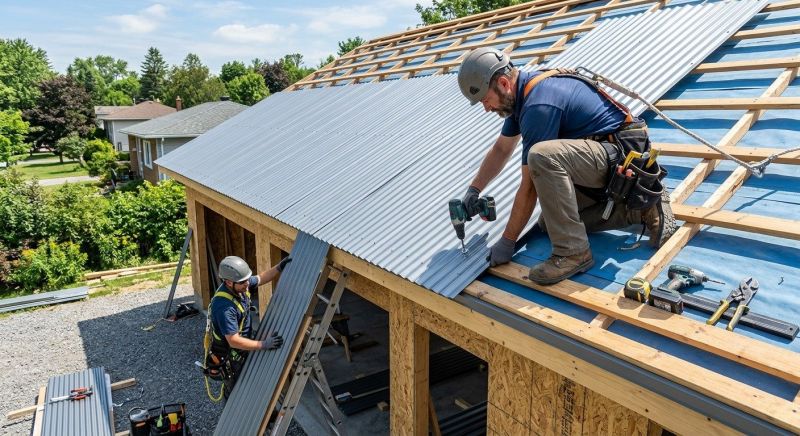 Metal Roof Installation in Johnstown, OH