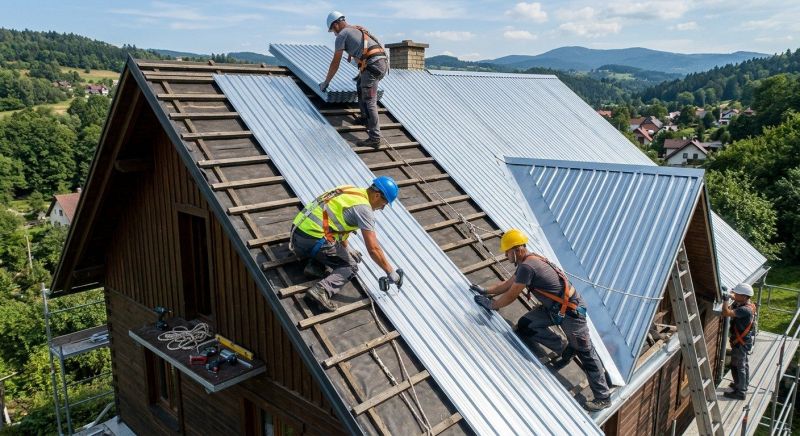 Metal Roof Installation in Morrow County, OH