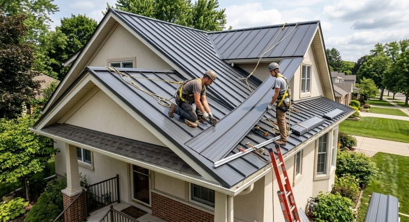 Metal Roof Installation in Morrow County, OH