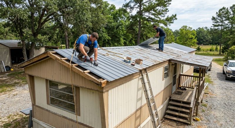 Metal Roof Repair in Galena, OH