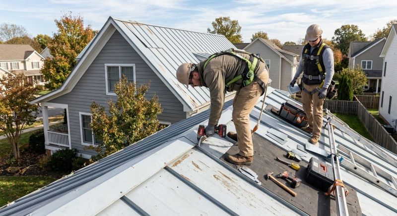 Metal Roof Repair in Powell, OH