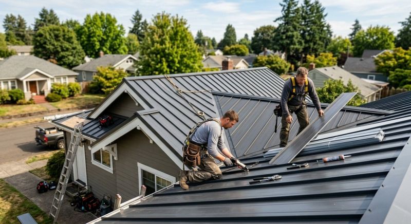 Metal Roof Repair in Reynoldsburg, OH